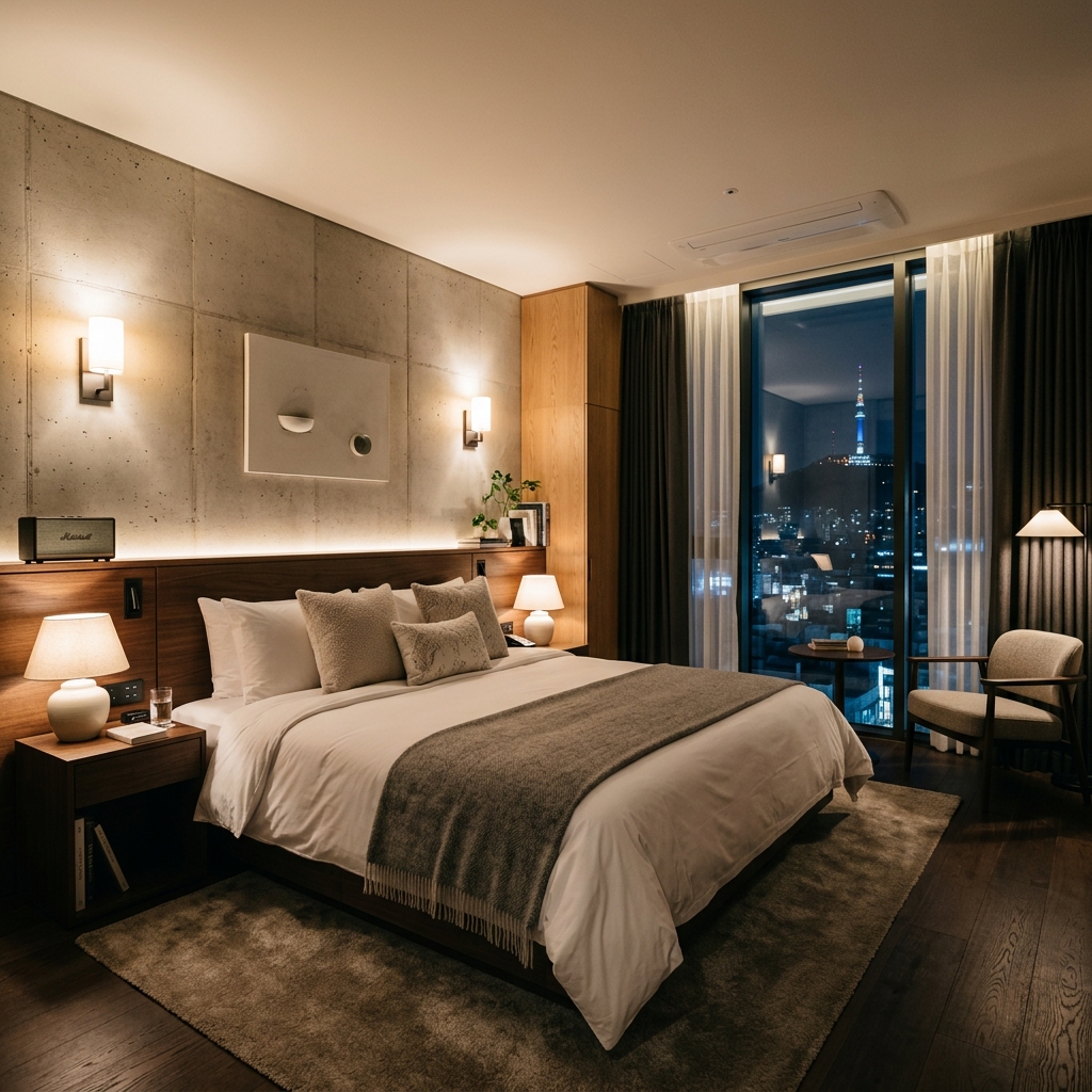 Korean Modern Motel Boutique Hotel Room